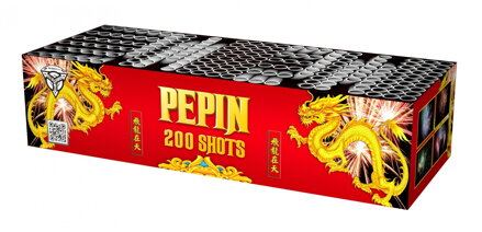 PEPIN - ohňostrojná sestava 200 ran - 60 sekund