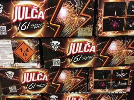 JULČA - ohňostrojná sestava 161 ran - 90 sekund