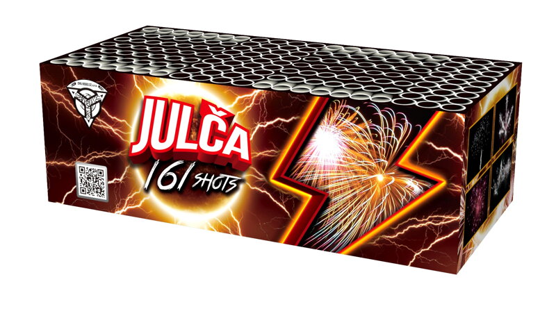 JULČA - ohňostrojná sestava 161 ran - 90 sekund