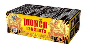 MONČA - ohňostrojná sestava 136 ran - 90 sekund