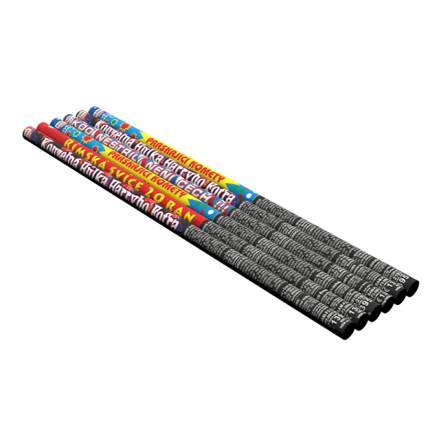 6 ks římských svící 20 ran barevné světlice